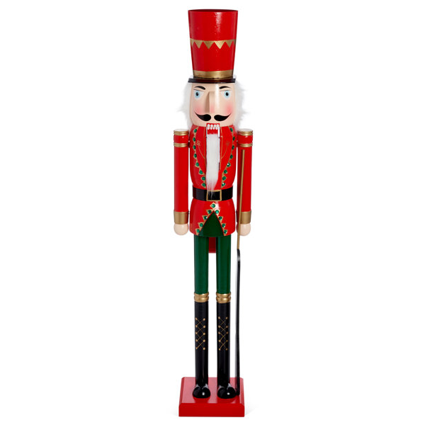 The Seasonal Aisle Giant Christmas Nutcracker Soldier Wayfair.co.uk